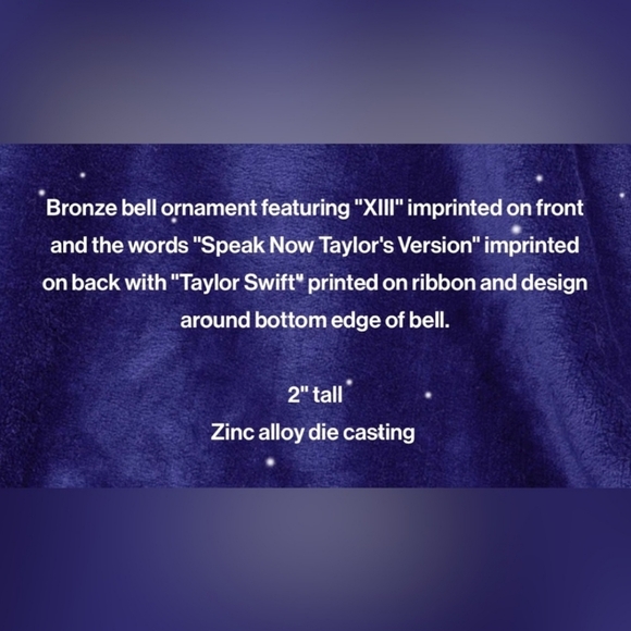 🦋 Speak Now Taylor Swift Christmas Ornament - Picture 4 of 7